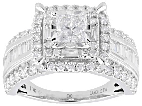 Lab-Grown Diamond H SI2 10K White Gold Ring 2.00ctw