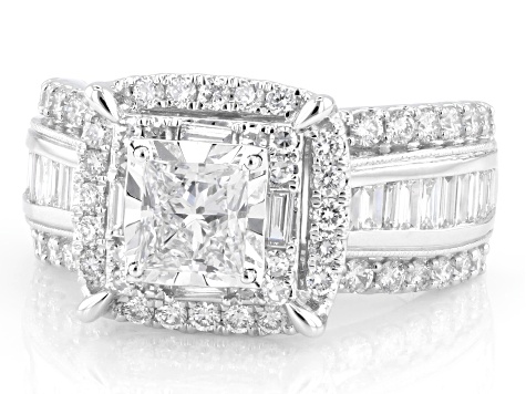 Lab-Grown Diamond H SI2 10K White Gold Ring 2.00ctw