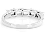 White Lab-Grown Diamond H SI1 10k White Gold Band Ring 1.00ctw