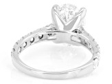 White Lab-Grown Diamond G-H VS 14K White Gold Ring 4.00ctw