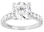 White Lab-Grown Diamond G-H VS 14K White Gold Ring 4.00ctw