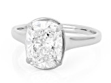 Certified White Lab-Grown Diamond G VS 10K White Gold Solitaire Ring 3.00ct