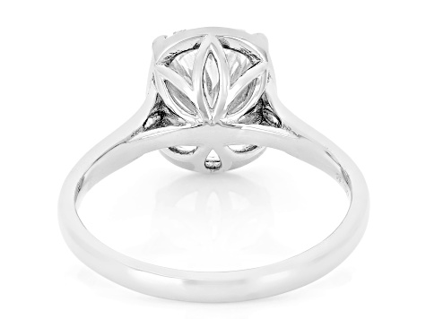 Certified White Lab-Grown Diamond G VS 10K White Gold Solitaire Ring 3.00ct