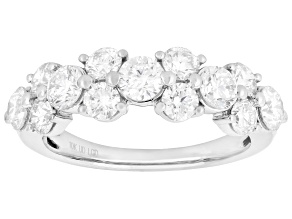 White Lab-Grown Diamond G SI 10K White Gold Ring 2.00ctw
