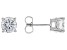 White Lab-Grown Diamond 14k White Gold Earrings 2.00ctw