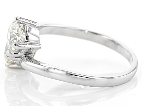 White Lab-Grown Diamond 14K White Gold 2-Stone Ring 2.00ctw