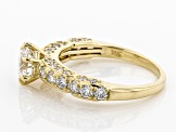 White Lab-Grown Diamond 14K Yellow Gold Engagement Ring 1.69ctw