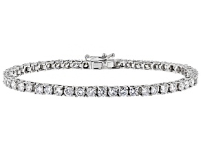 White Lab-Grown Diamond 14K White Gold Bracelet 5.50ctw