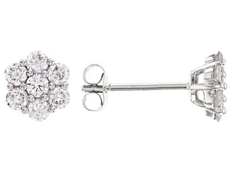 White Lab Grown Diamond 14k Gold Earrings 60ctw White Lab Grown Diamond 14k Gold Earrings 60ctw