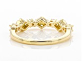 Engild™ White Lab-Grown Diamond 14k Yellow Gold Over Sterling Silver Band Ring 0.40ctw