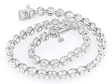 White Lab-Grown Diamond G SI 14k White Gold Tennis Bracelet 2.00ctw