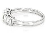 White Lab-Grown Diamond G SI 10k White Gold Band Ring 1.00ctw