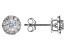 White Lab-Grown Diamond H SI1 Rhodium Over Sterling Silver Stud Earrings 1.00ctw