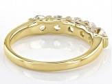 White Lab-Grown Diamond H SI1 14k Yellow Gold Over Sterling Silver Band Ring 1.00ctw