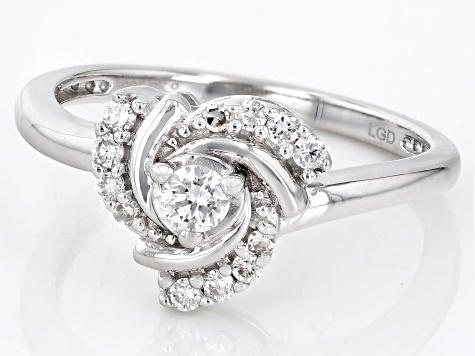 ¥ Ring シルバーリング925 lab diamond White Lab-Grown Diamond H SI1 Rhodium Over Sterling Silver