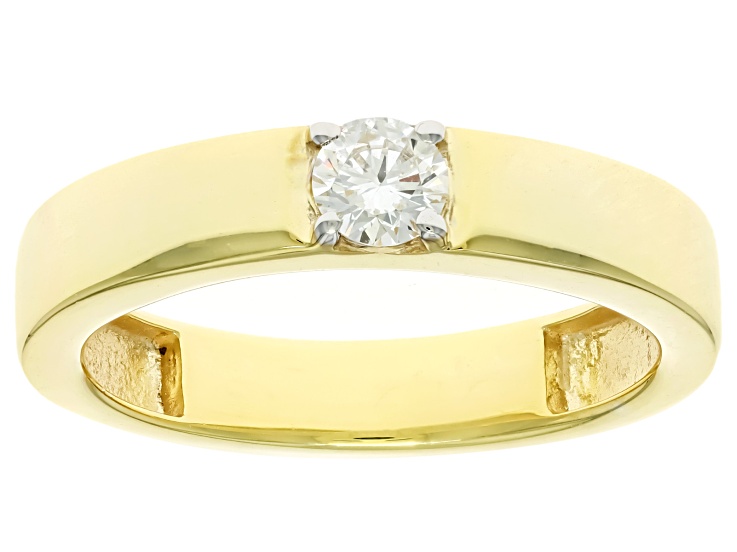 【HYERES LOR】24SS★ Lab Diamond 14K(Y) 1ct Solitaire Ring Blonde Solitaire Engagement Ring with Lab Grown Diamonds