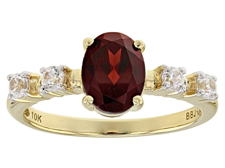 Red Garnet 10k Yellow Gold Ring 1.64ctw - LLS428 | JTV
