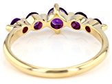 Purple African Amethyst 10k Gold Ring .50ctw