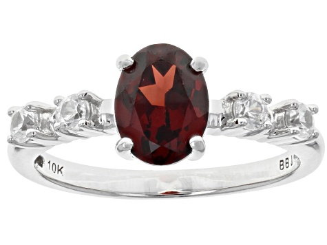 vermelho garnet rings