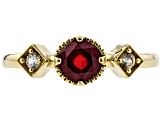 Red Ruby 14K Yellow Gold Ring .99ctw