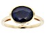 Blue Sapphire 10k Yellow Gold Ring 1.96ct
