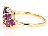 Red Ruby 10k Yellow Gold Ring 1.55ctw