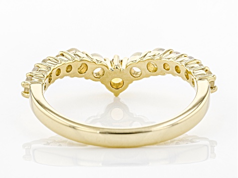 ゴールデンウィークラストSALE❕ ゴールド【 4mm×23mm 】18k Black Spinel 18k Yellow Gold Over Sterling Silver Ring 2.02