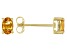Yellow Citrine 10k Yellow Gold Earrings 0.36ctw