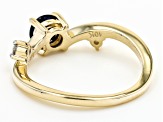 Blue Sapphire 10K Yellow Gold Ring