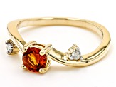 Yellow Citrine 10K Yellow Gold Ring