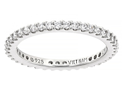 Yellow And White Cubic Zirconia Platinum Over Sterling