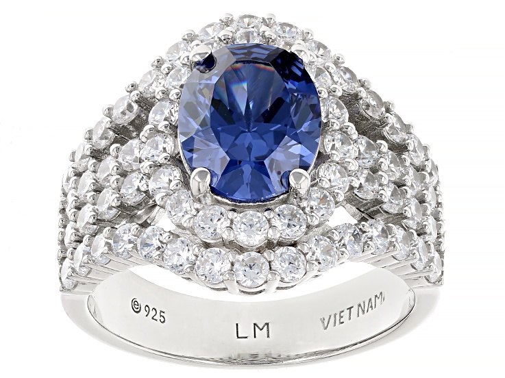安い割引 And Blue White Silver Sterling Over Platinum Zirconia Cubic 心理学