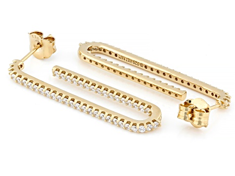 Miiiii White Cubic Zirconia 18k Yellow Gold Over Silver Celestial