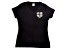 Girlfriend Friday Women's Rhinestone Black V-Neck T-Shirt
