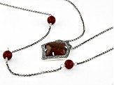 Moroccan Jasper Sterling Silver Layered Necklace