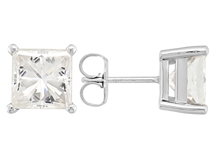 jtv moissanite stud earrings