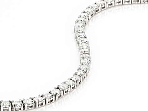 Moissanite Platineve Tennis Bracelet 10.58ctw DEW