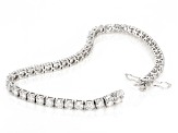 Moissanite Platineve Tennis Bracelet 10.58ctw DEW