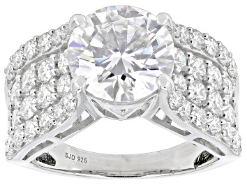Picture of Moissanite Platineve Ring 5.24ctw DEW