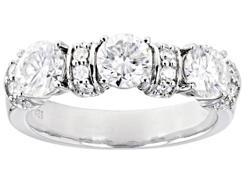 Picture of Moissanite Platineve Band Ring 1.66ctw DEW.
