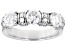 Moissanite Platineve Band Ring 1.66ctw DEW.