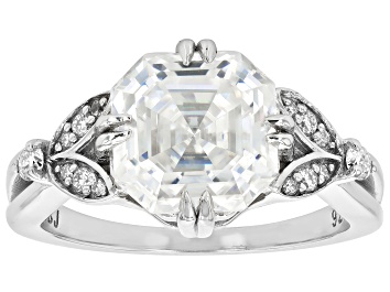 Picture of Moissanite Platineve Ring 4.10ctw DEW.