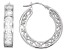 Moissanite Platineve Hoop Earrings 2.76ctw DEW