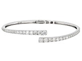 Moissanite Platineve Bypass Bracelet 3.44ctw DEW