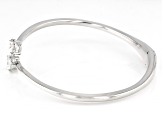 Moissanite Platineve Bangle Bracelet 2.40ctw DEW.