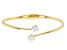 Moissanite 14k Yellow Gold Over Silver Bangle Bracelet 2.40ctw DEW