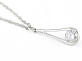 Moissanite Platineve Pendant 1.50ct DEW.