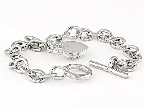 Moissanite Platineve Heart Bracelet .45ctw DEW