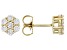 Moissanite 14k Yellow Gold Over Sterling Silver Earring .84ctw DEW.