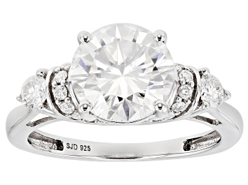 Picture of Moissanite Platineve Engagement Ring 3.12ctw DEW.